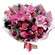 букет из роз и тюльпанов с лилией. Непал